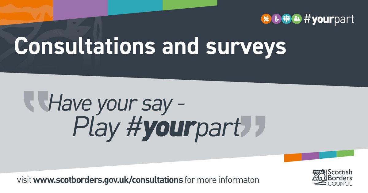 We’re holding a consultation looking for feedback from organisations and residents on the provision of food across the Borders. To find out more and have your say, visit: scotborders.citizenspace.com