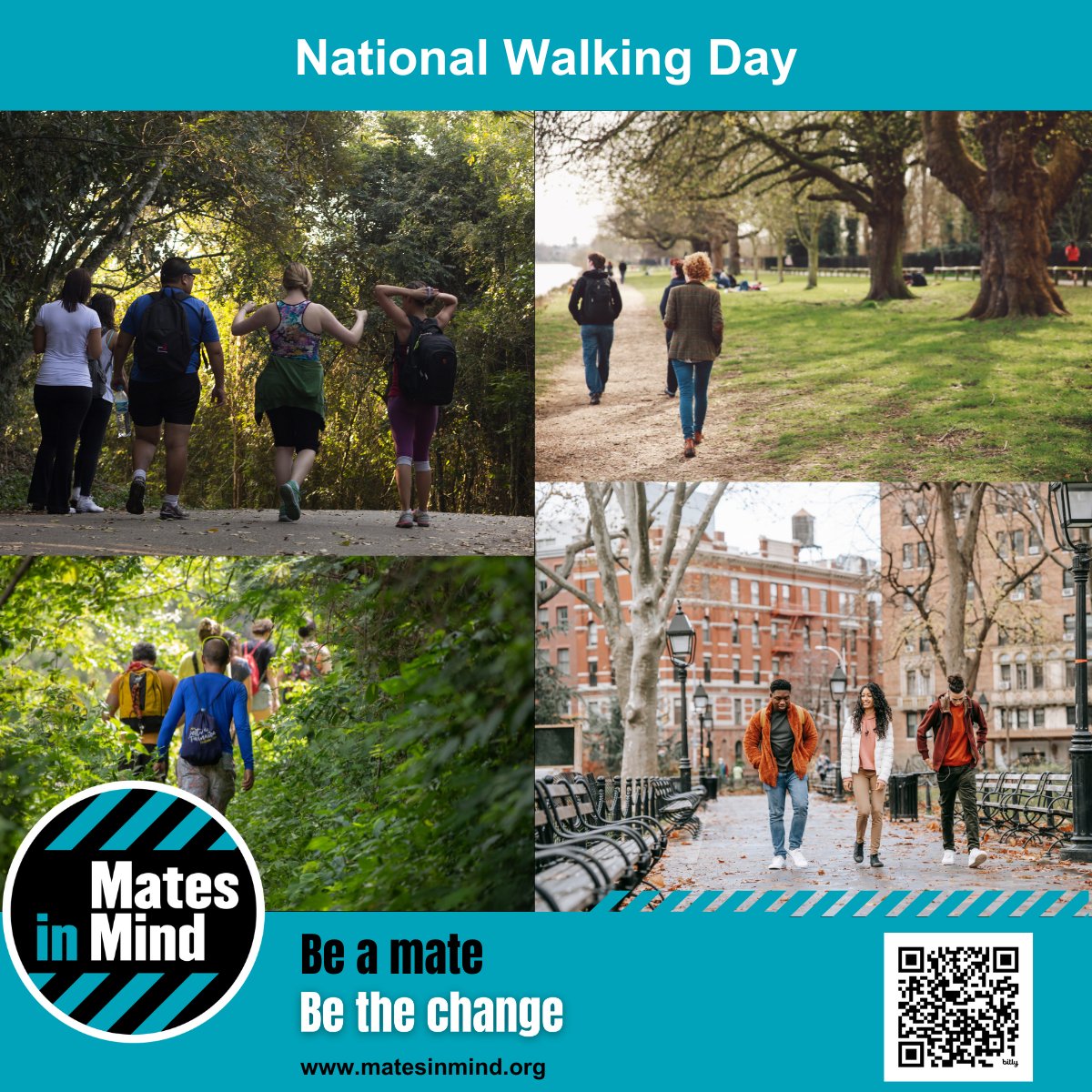 3 April is #NationalWalkingDay. Walking can improve both your mental & physical wellbeing. So why not go for a walk this lunchtime, or after work, & see how it can benefit you. Find out more about #StressAwarenessMonth: bit.ly/SAM24sm