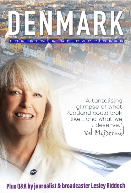Still some tickets left for tomorrow's performance of Denmark: The State of Happiness followed by a Q&A with Lesley Riddoch. Tickets: ow.ly/8FuC50R5WZ1