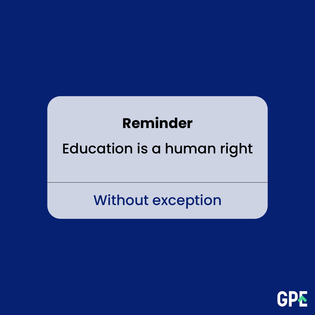 Quality education... ✅ empowers women ✅ protects the most vulnerable ✅ lifts societies out of poverty ✅ makes societies resilient to climate change Education is a human right for a reason. #FundEducation