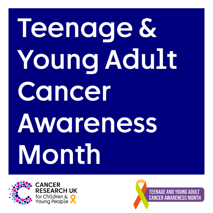 Around 2,300 teenagers and young adults aged 15 to 24 are diagnosed with cancer every year in the UK. Issy, Jake and Joram have shared their experiences after receiving a cancer diagnosis as a teenager with @CR_UK, to help raise awareness this #tyacam 👇 news.cancerresearchuk.org/2024/04/02/tee…