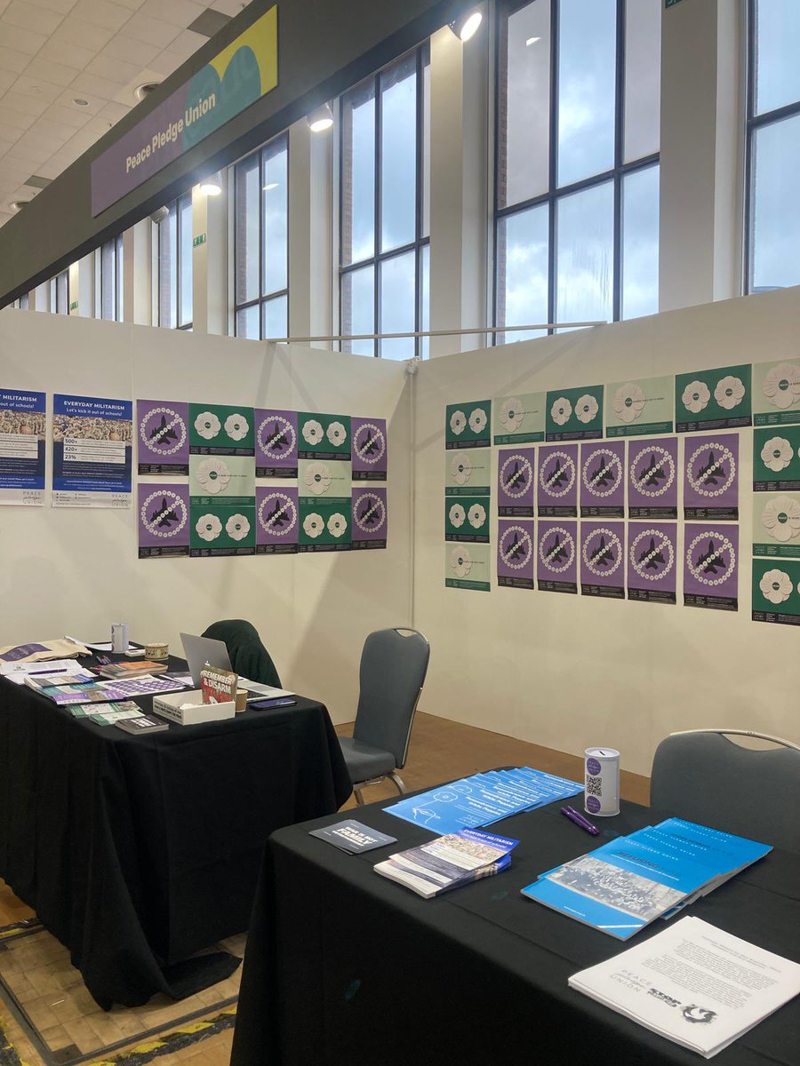 We are at the NEU Conference today! #NEU2024 @NEUnion We’re around till Friday and can’t wait to speak to teachers about #PeaceEducation and challenging #militarism in schools. Come find us at stall 47 #Peace #Education #WhitePoppies