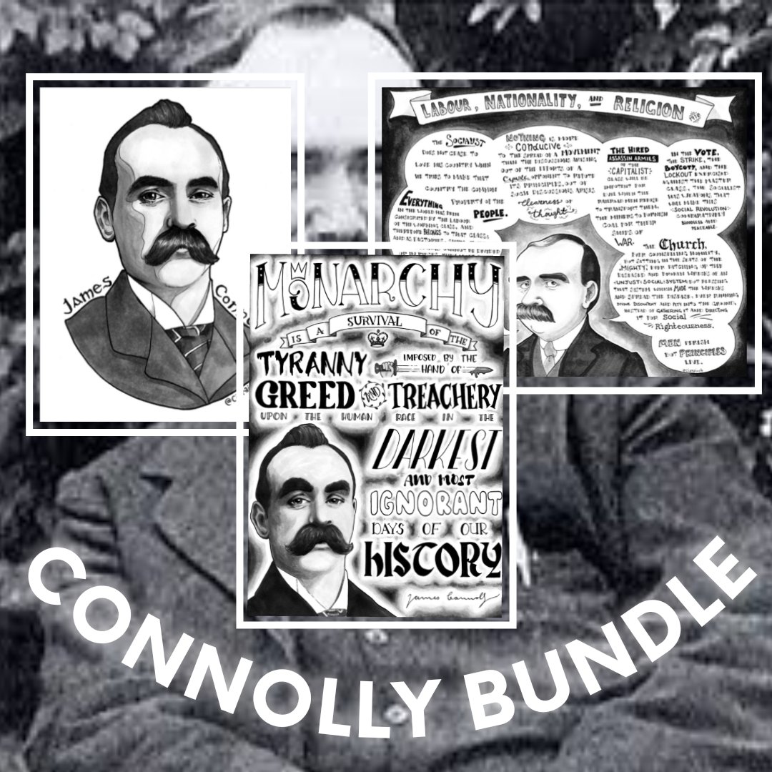 Have added a new discounted bundle of Connolly prints to the siopa at this link ciaraioch.com/artprints/p/ja… or you can check out the whole range of prints here ciaraioch.com/artprints - every print purchased goes towards me razing Dublin to the ground 🔥