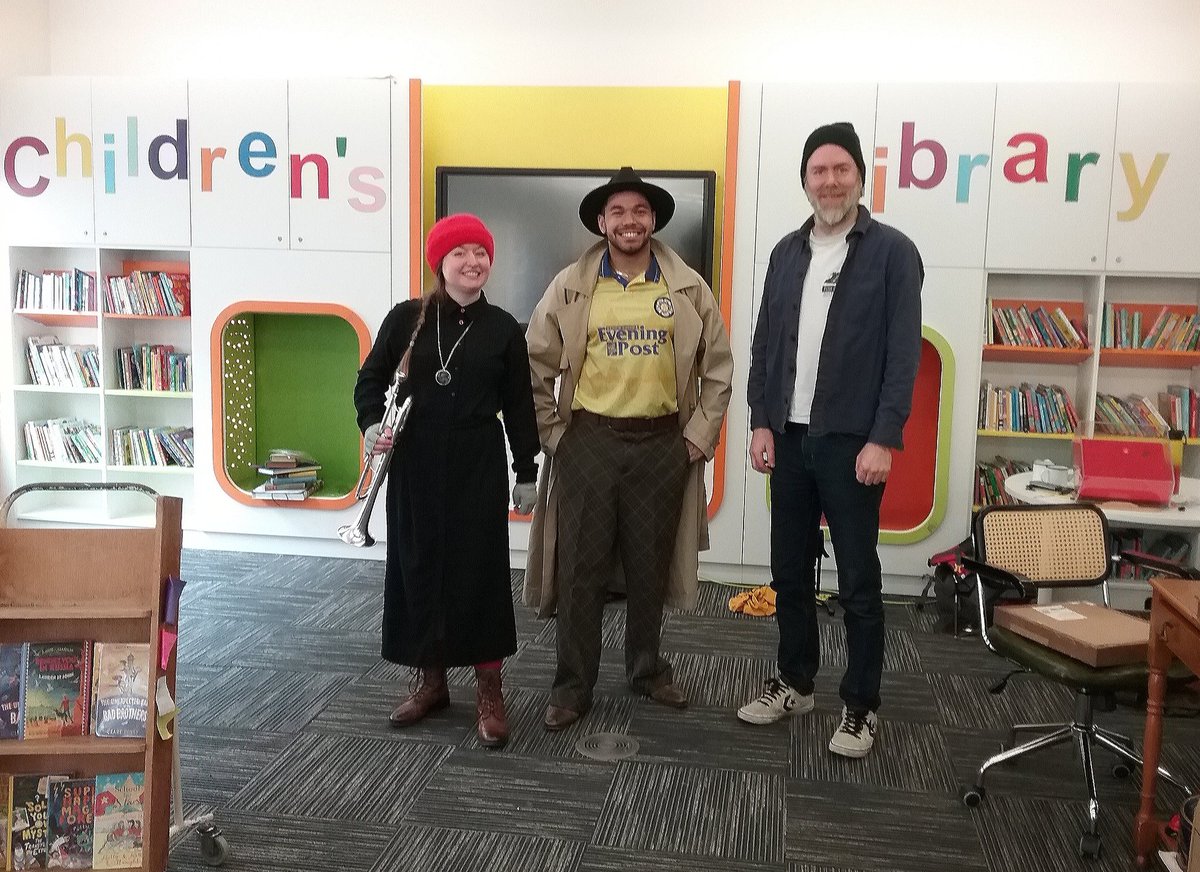 Join the detectives to find the rare and mysterious 'The Book of Eternity'...📚 Enjoy an interactive musical adventure by @NorthernOpera Wednesday 3rd April at 2pm #Wakefieldlibrary #OurYear2024 Free event for children 8+ 🤗🎺😄 @Expwakefield