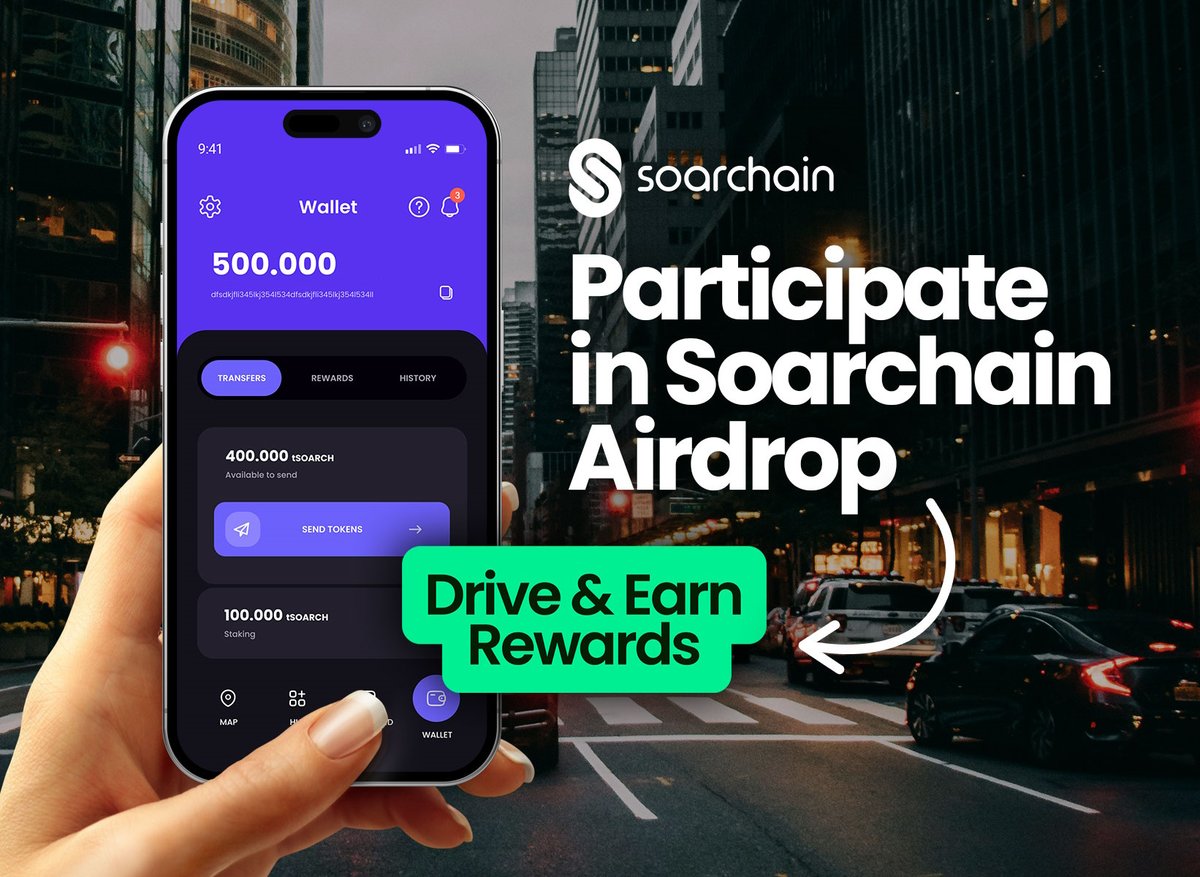 With the #Soarchain mainnet launch on the horizon, don't forget: owning a Soar Mini Drive & Earn device enables early access to mine tokens. Order yours to be in the lead for rewards after we go live: shop.soarchain.com/products/soarc…