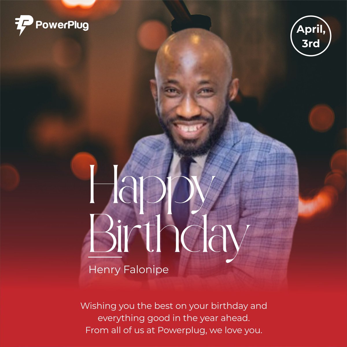 powerplugng's tweet image. Happy birthday, sir @falodboy 🎉
We truly appreciate your leadership qualities &amp;amp; your intentionality to seeing everyone grow across all teams❤️
We love &amp;amp; cherish you sir. 
Do have a fantastic year ahead 🎉

#birthday #powerplug #appreciate