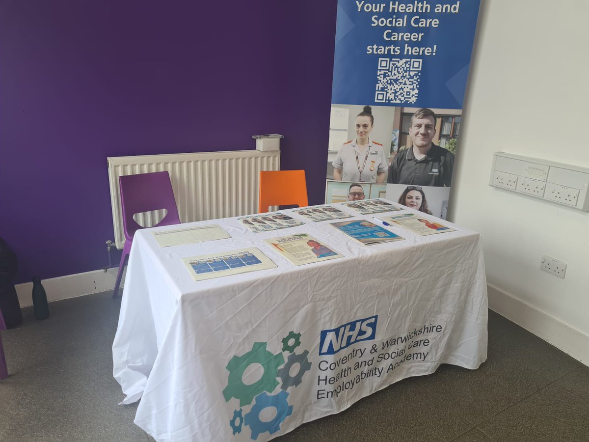 The Team from UHCW Apprenticeships and Employability are working in partnership with the community, and are supporting the Moat House in Coventry today!