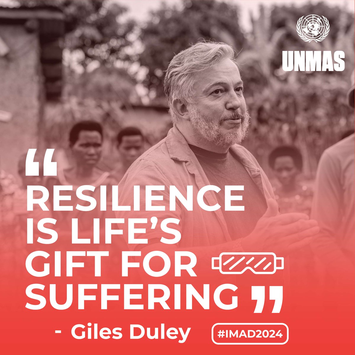 'I get to share these stories with people going through really terrible experiences.' The inspiring interview of Giles Duley, @UN Global Advocate for persons with disabilities in conflict, who severely injured by an improvised explosive device. @UNMAS 👉un.org/en/awake-at-ni…