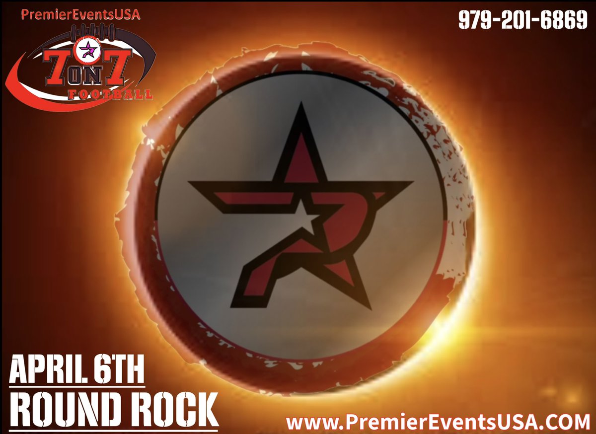 April 6th! 🚨8U-18U -“Battle of the Best”🚨Round Rock, TX The Stages Will be Set. Moments Are In The Spotlight. Are you Ready!?! 🚨WARNING: Eclipse 🕶️Required zortssports.com/join/tournamen… @ZortsSports @7on7TXCL @Texas7v7 @S34Ttix @prospects_texas @gamebreakerhg