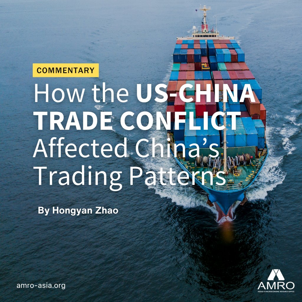 The #trade conflict between the US & China has led to barriers that have a lasting impact on China and the #ASEANplus3's trading patterns. This new #blog discusses the changes in China’s trading patterns post-2018. ➡️ Read: bit.ly/3U2iulI