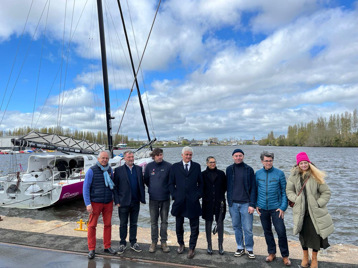 Depuis 8 ans, nous cherchons à réaffirmer la vocation maritime de la @RegionNormandie, notamment à travers la présence de ses couleurs dans les grandes courses à la voile. Nous sommes ainsi très fiers de soutenir le skipper normand Louis Duc, qui participera au @VendeeGlobe 2024.