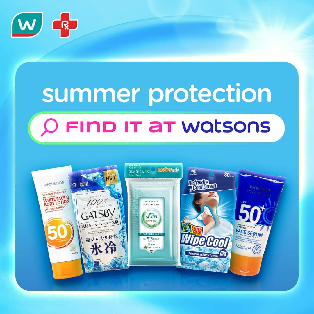 Avoid heat stroke as temperatures continue to rise this season with this quick guide ⚠️☀ And make sure to have your summer protection faves handy! Shop your essentials here: bit.ly/WatsonsMobileA… #WatsonsAdvisory #WatsonsHealthTips