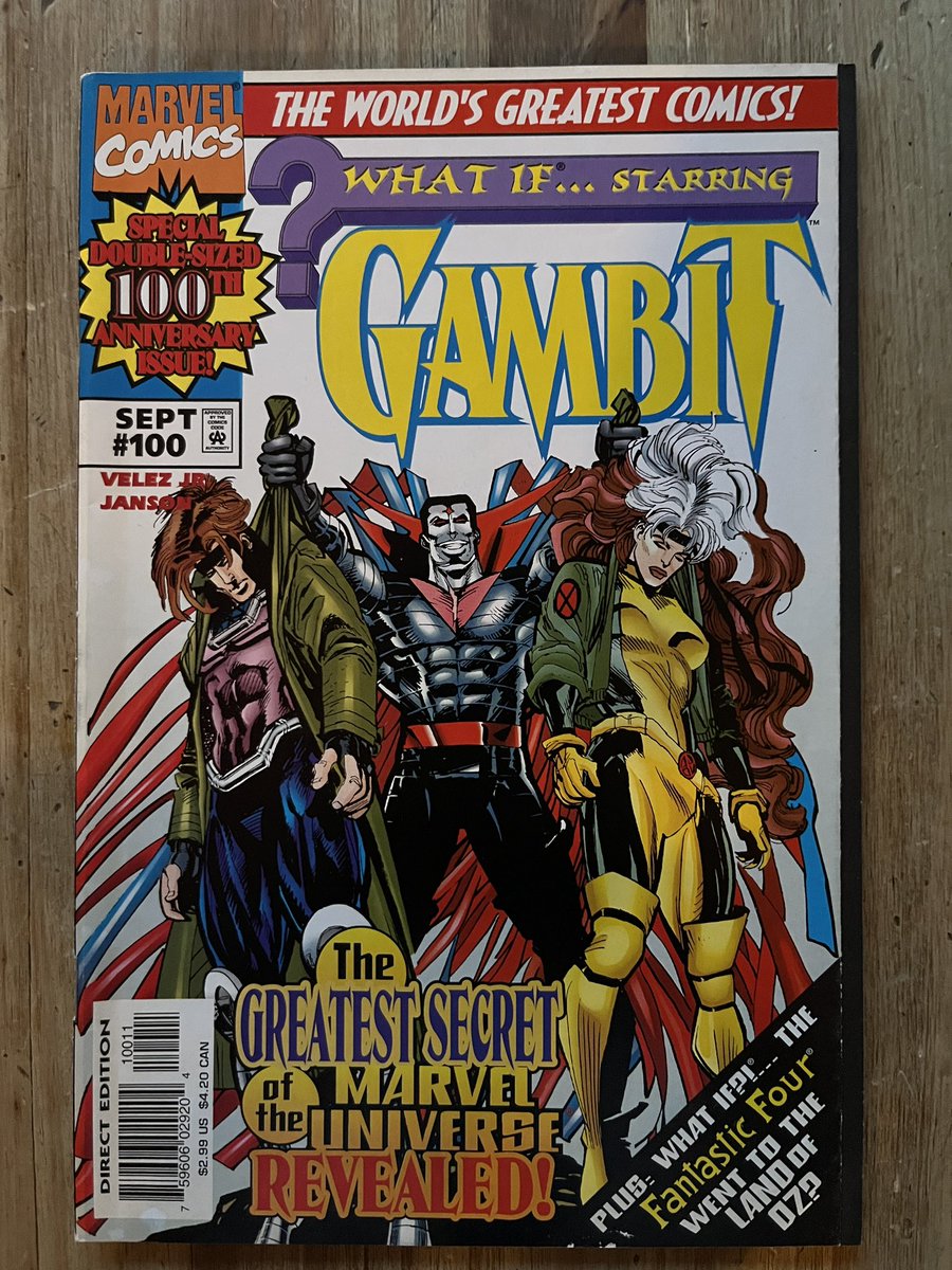 LetComic's tweet photo. What If? #100

Rogue and Gambit discover the horrible secret of the Marvel Universe!

#letssharecomics #longboxfromthepast https://t.co/PHLVz02LgZ