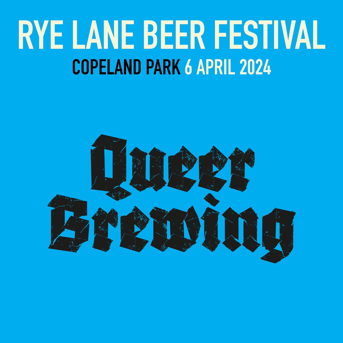 Queer & trans-owned brewery @queerbrewing joins RYE LANE BEER FESTIVAL this Saturday🫶🏾🍻 Founded to challenge the lack of LGBTQ+ community in the beer world, we can’t wait to see the inspirational, change-making brand & its delicious beer at Copeland Park d8fy.short.gy/RyeLaneBeerFest