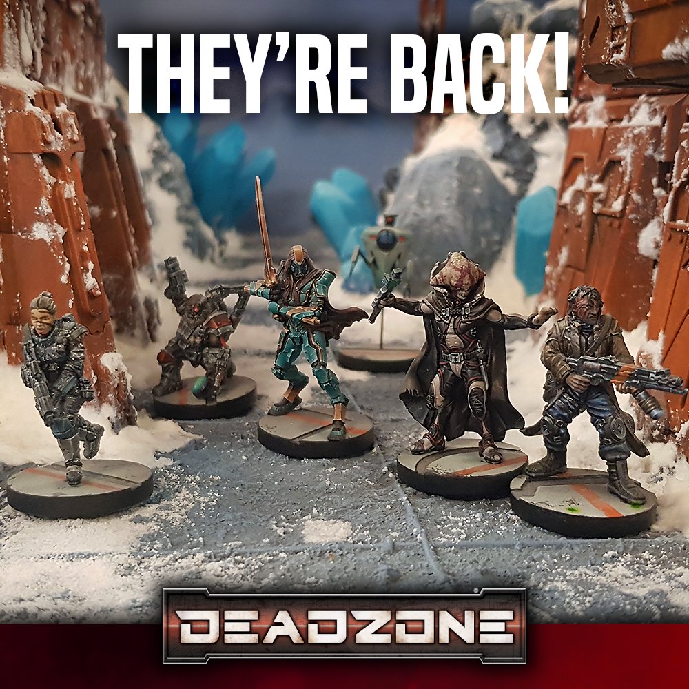 The Eiras Contract isn't done yet... Some of our classic fan-favourite mercenaries are now playable in Deadzone together as a special 200-point team. You can find them in both the Mantic Vault and on the Mantic Companion! #deadzoneislife #scifi #tabletop #gaming #manticgames