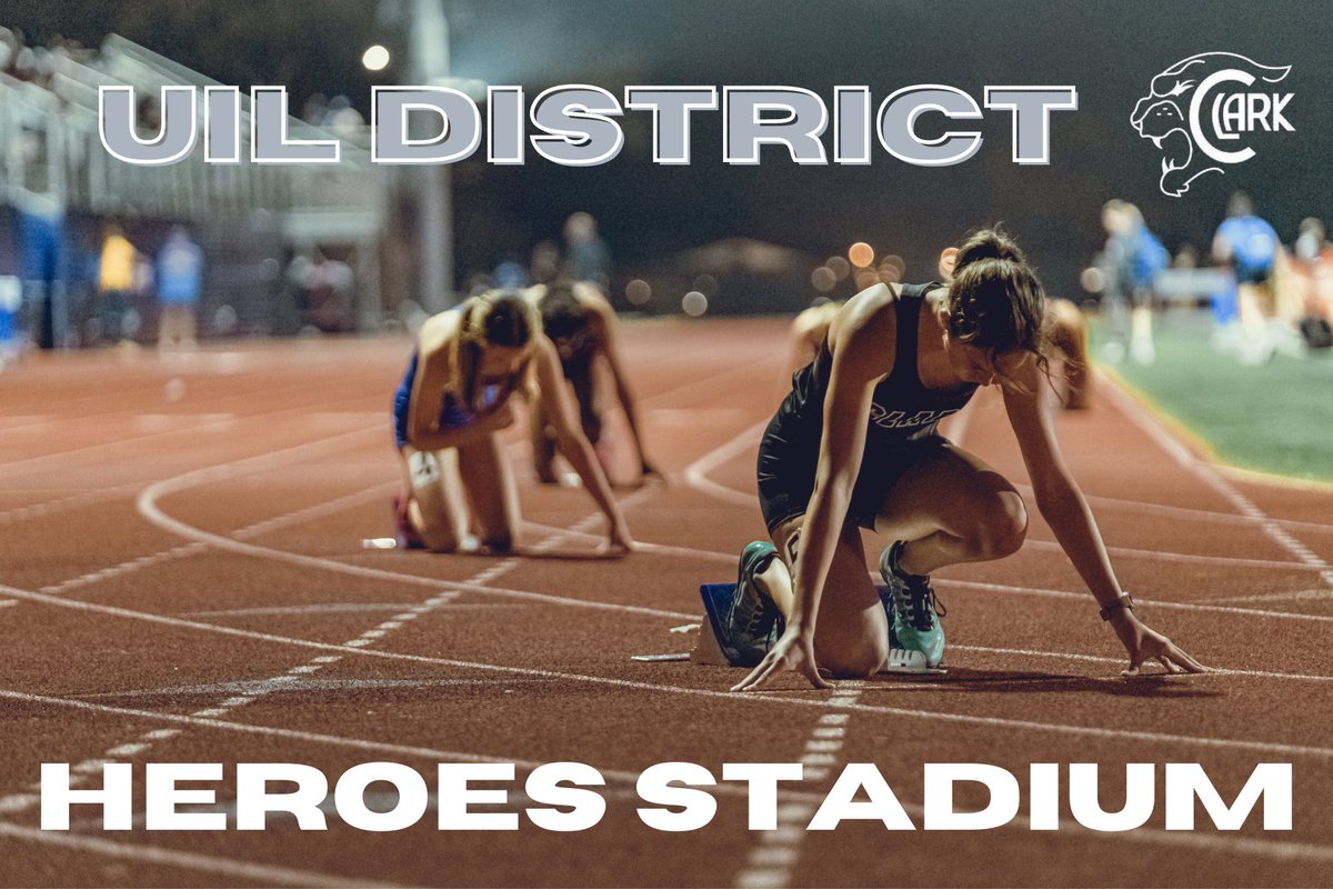 We are locked in for today’s District Track Meet. Good luck to all teams competing today. Let’s go to work Cougars 🐾