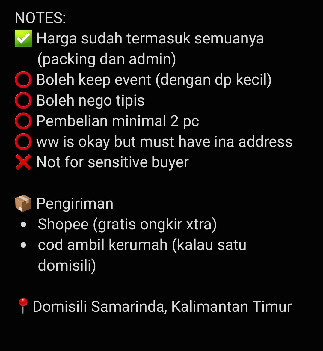 shiiracha's tweet photo. [NEW UPDATE]

WTS Want to Sell
All About Stray Kids

📍Samarinda, Kaltim
Cek ongkir: https://t.co/gN7a7hPH1c

More details on pict, thank you^^

🏷wts want to sell lfb stray kids skz pc photocard pola skzsell pasarskz bang chan lee know changbin hyunjin felix i.n https://t.co/BezSEKcv46