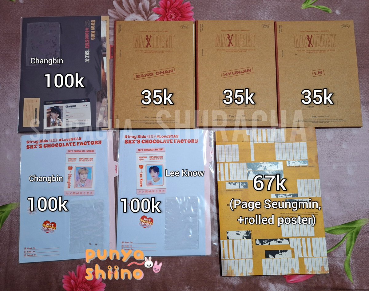 shiiracha's tweet photo. [NEW UPDATE]

WTS Want to Sell
All About Stray Kids

📍Samarinda, Kaltim
Cek ongkir: https://t.co/gN7a7hPH1c

More details on pict, thank you^^

🏷wts want to sell lfb stray kids skz pc photocard pola skzsell pasarskz bang chan lee know changbin hyunjin felix i.n https://t.co/BezSEKcv46