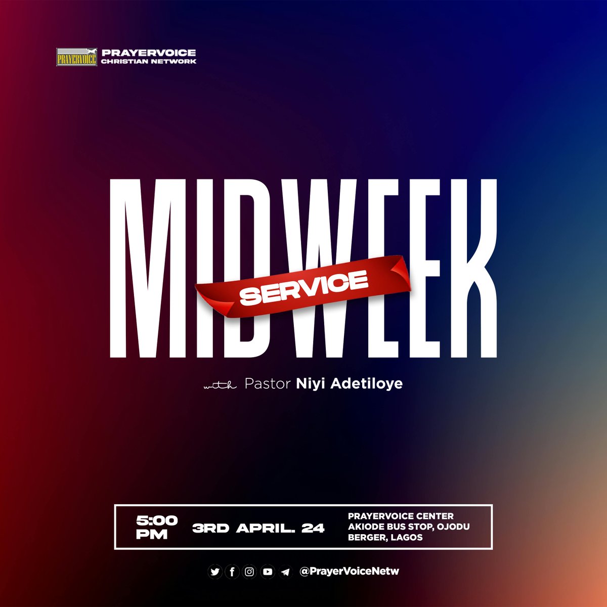 WeAreTDCI's tweet photo. Join us for our #MideweekService this evening as we receive the ministry of God's Word! https://t.co/Cplblev8Om