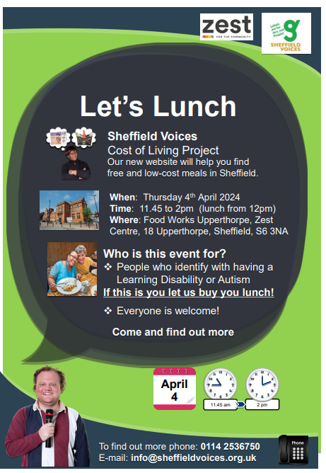 Sheffield Voices (@sheffieldvoices) on Twitter photo We will be @ZestCentre Café tomorrow between 11.30am and 2pm talking to people about the Cost of Living and how we have mapped out the whole of Sheffield low cost or free food for people. Come along and meet us and we will buy you a meal <a href="/SYCF1986/">South Yorkshire's Community Foundation</a> We will be @ZestCentre Café tomorrow between 11.30am and 2pm talking to people about the Cost of Living and how we have mapped out the whole of Sheffield low cost or free food for people. Come along and meet us and we will buy you a meal <a href="/SYCF1986/">South Yorkshire's Community Foundation</a>