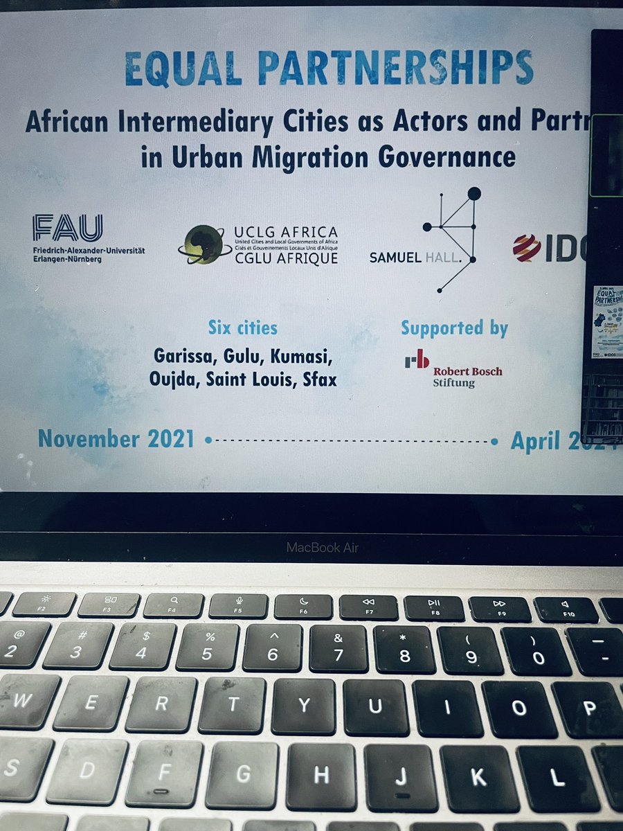 dokhole's tweet photo. Equal Partnerships Cities Training
Creating multi-stakeholder partnerships to address migration and displacement in African cities. #migration #policy @JaninaSturner https://t.co/12KznFJSu9