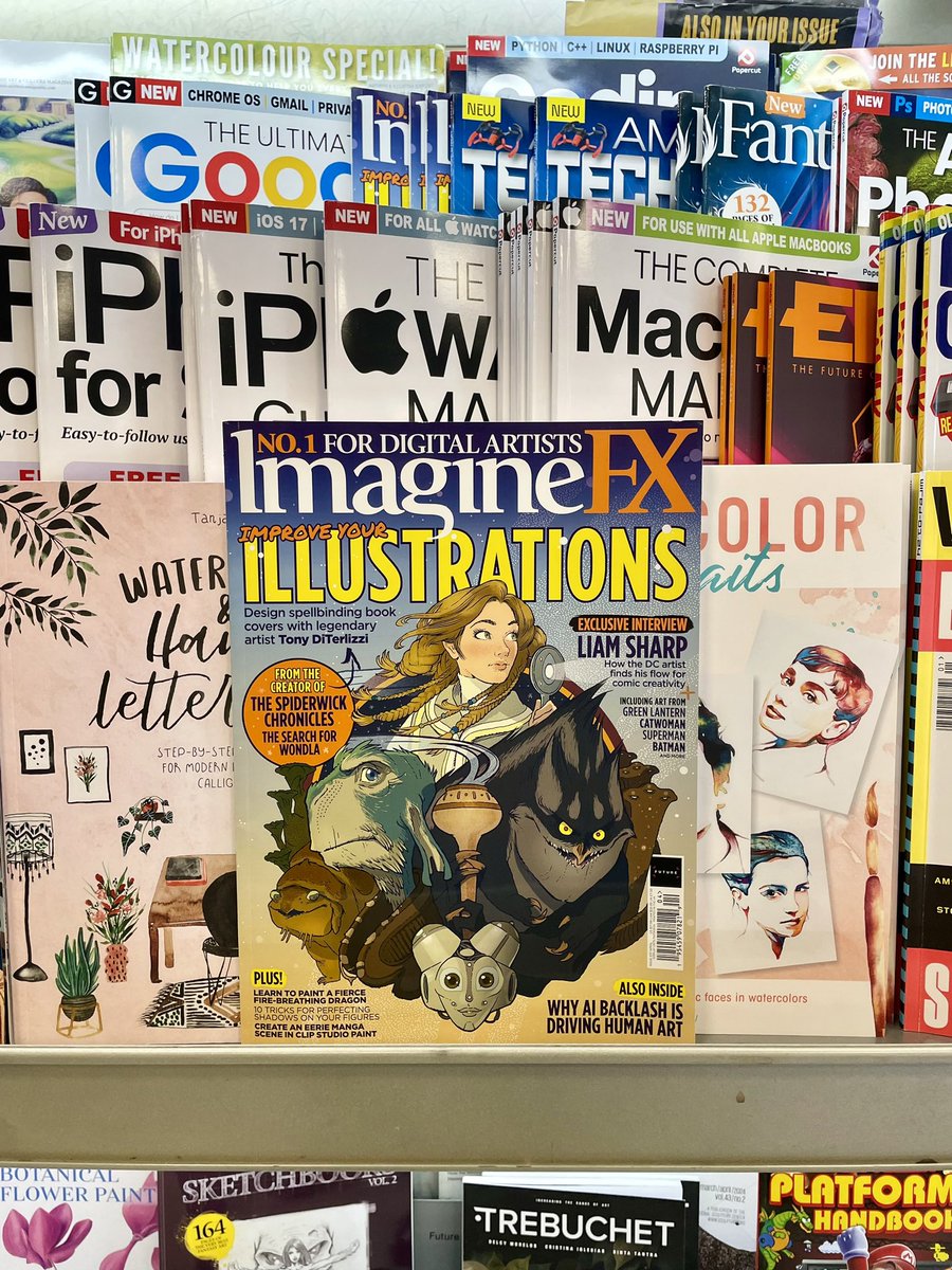 Spotted at my local Barnes & Noble.🎨 @imaginefx