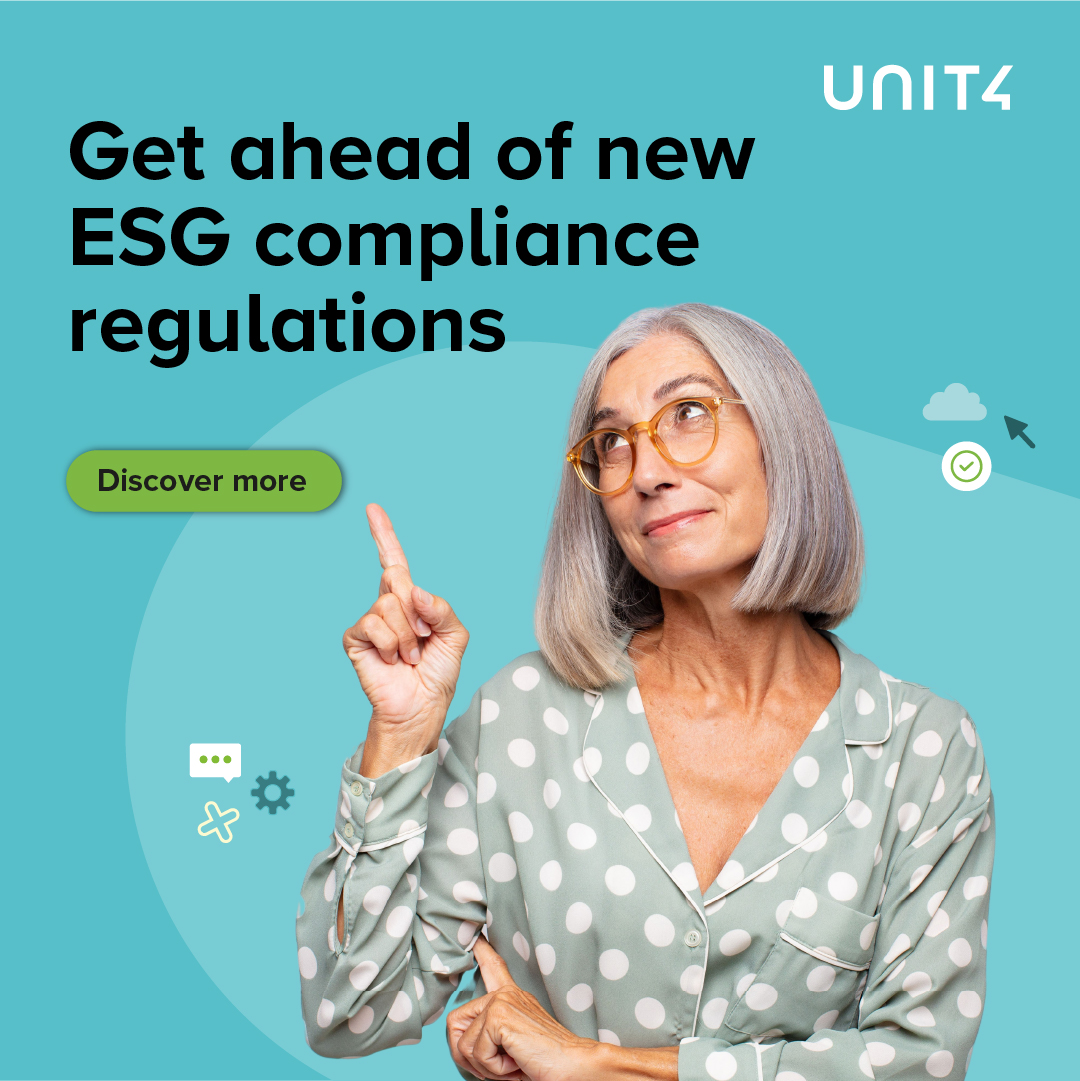 Join us at the @CFGtweets Annual Conference 2024 to learn how #Unit4 can help shape your tomorrow with our SaaS solutions. 👉 bit.ly/49ogFnI You can also read our #blog to learn the importance of an effective #ESG reporting strategy for CFOs. bit.ly/49oh5KO