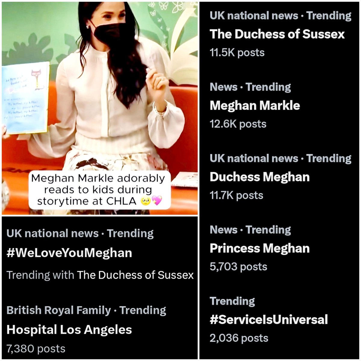 #PrincessMeghan: She lives in🇺🇸, but her news is trending in the🇬🇧. U can't keep a good & brave woman down!😂.