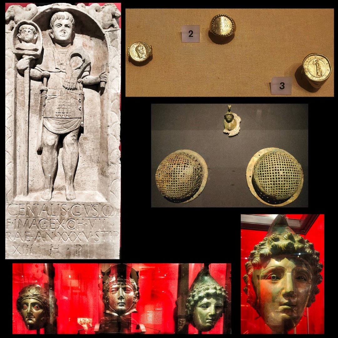 Countdown continues to our mini-series on the @britishmuseum exhibition 'Legion: life in the Roman army' 🗡️ 
 
Which of these will we discuss in relation to sight? 👁️ 👁️ 👁️

📸 Us

#imperialrome #romanarmy #militaryhistory #classicstwitter #classicsteacher
#sensory #ancientrome