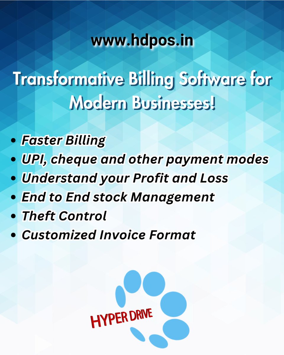 Your Billing Companion: HDPOS, The Trusted Choice

#BillingSolutions #InvoiceAutomation #DigitalInvoicing #TechForBusiness #BillingTech #PaperlessBilling #InvoiceManagement #PaymentGateway #AutomatedBilling #CloudBilling #SmartInvoicing #FutureOfFinance #TechInBusiness