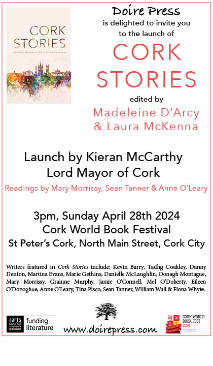 Come one, come all to the launch of CORK STORIES, edited by @MadeleineDL & LAURA MCKENNA, at the @WorldBookFest ⬇️⬇️⬇️