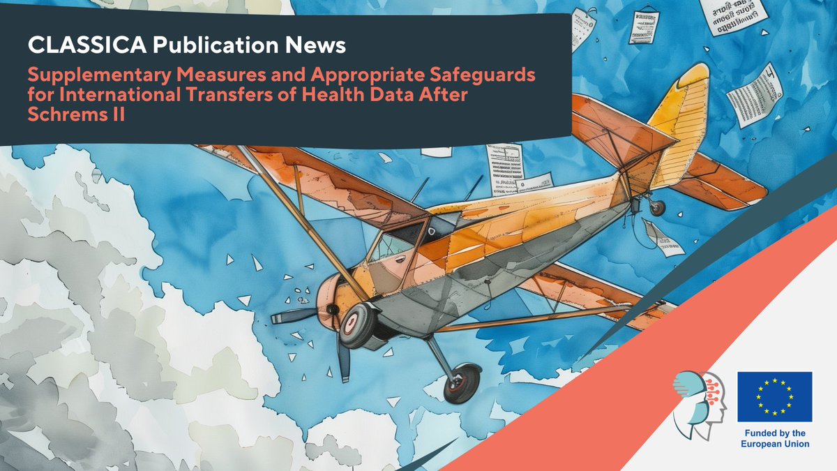 📣 Publication news! How can we balance privacy & accessibility in health data transfers post-Schrems II? 📄 'Supplementary Measures and Appropriate Safeguards for International Transfers of Health Data After Schrems II' by @MarceloCorCom, Mark Fenwick, @mateo_aboy & @TiMinCeBIL