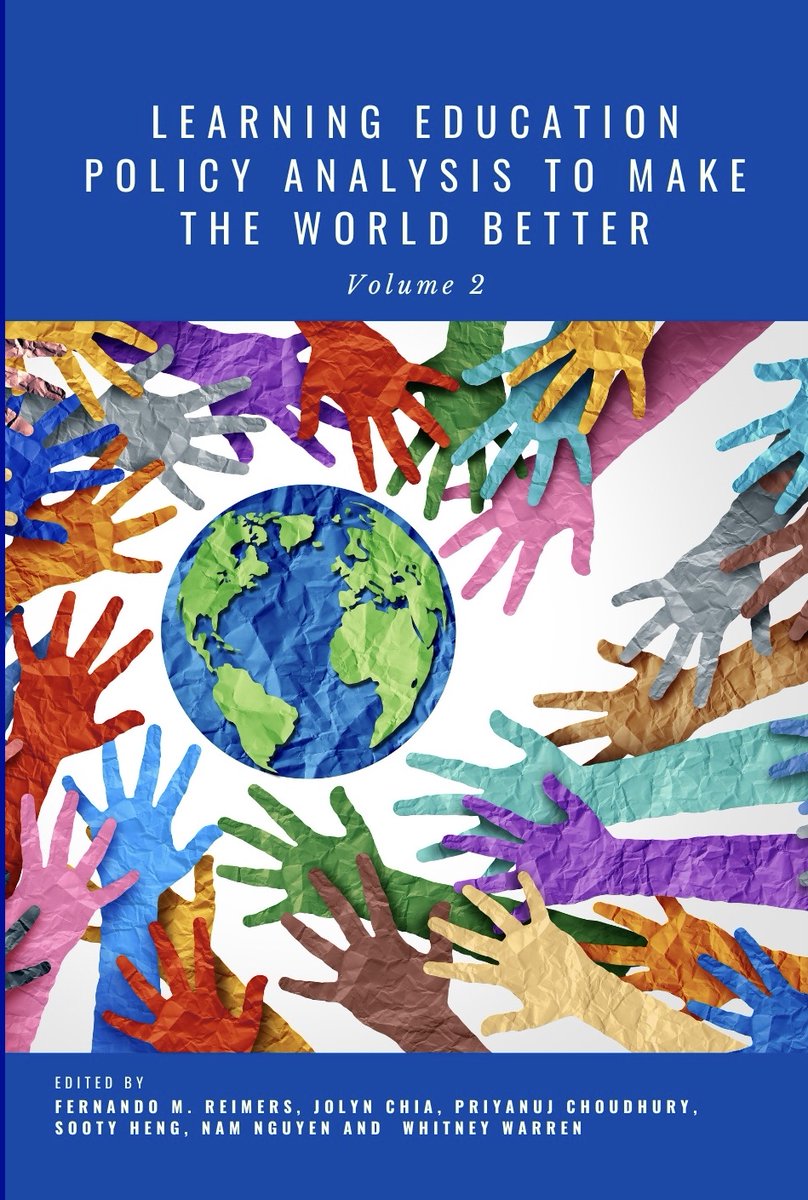 Just published, Learning Education Policy to Make the World Better, two volumes with policy analysis from my @hgse students examining how education can address climate change and inequality tinyurl.com/5m5duyhb tinyurl.com/muj95x35