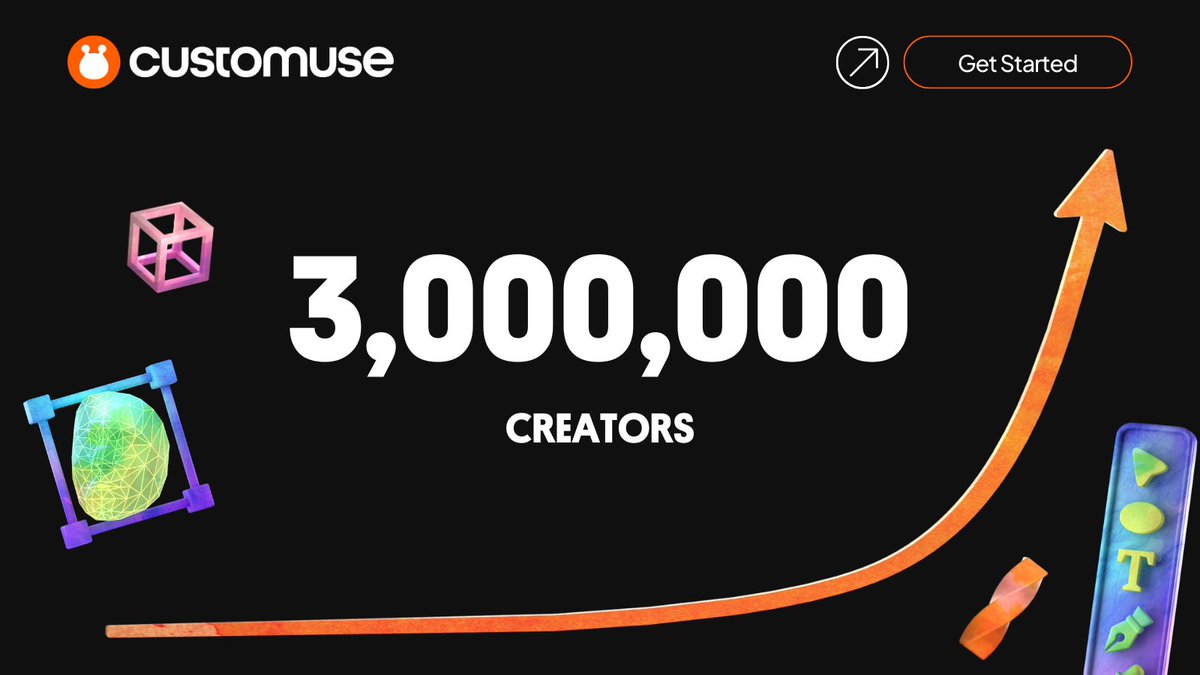 asafaryan's tweet photo. Since we launched Customuse a little over a year ago, we have grown to serve over 3 million creators! 🤯

Customuse is now the largest creator platform for Roblox game assets, Snap and TikTok AR lenses, and more.

A huge thanks to our early supporters for your confidence in us 🧡 https://t.co/Ubs1iQgiIh