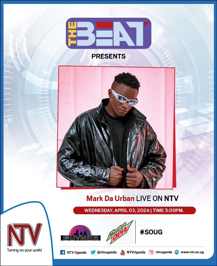Get ready to spice up your Wednesday evening with some talent from Mark Da Urban. Remember, on Wednesdays, we keep it strictly Ugandan. #NTVTheBeat #SoUg