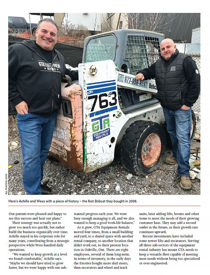 Honored to be in the Canadian Rental Service magazine. 

Full read here: buff.ly/3xmcfQQ

#constructionequipment #canadian #businessjourney #heavyequipmentlife #buildingadream #dreamstoreality #brotherhood💪 #constructionmachinery #oakvilleontario #gtaequipment