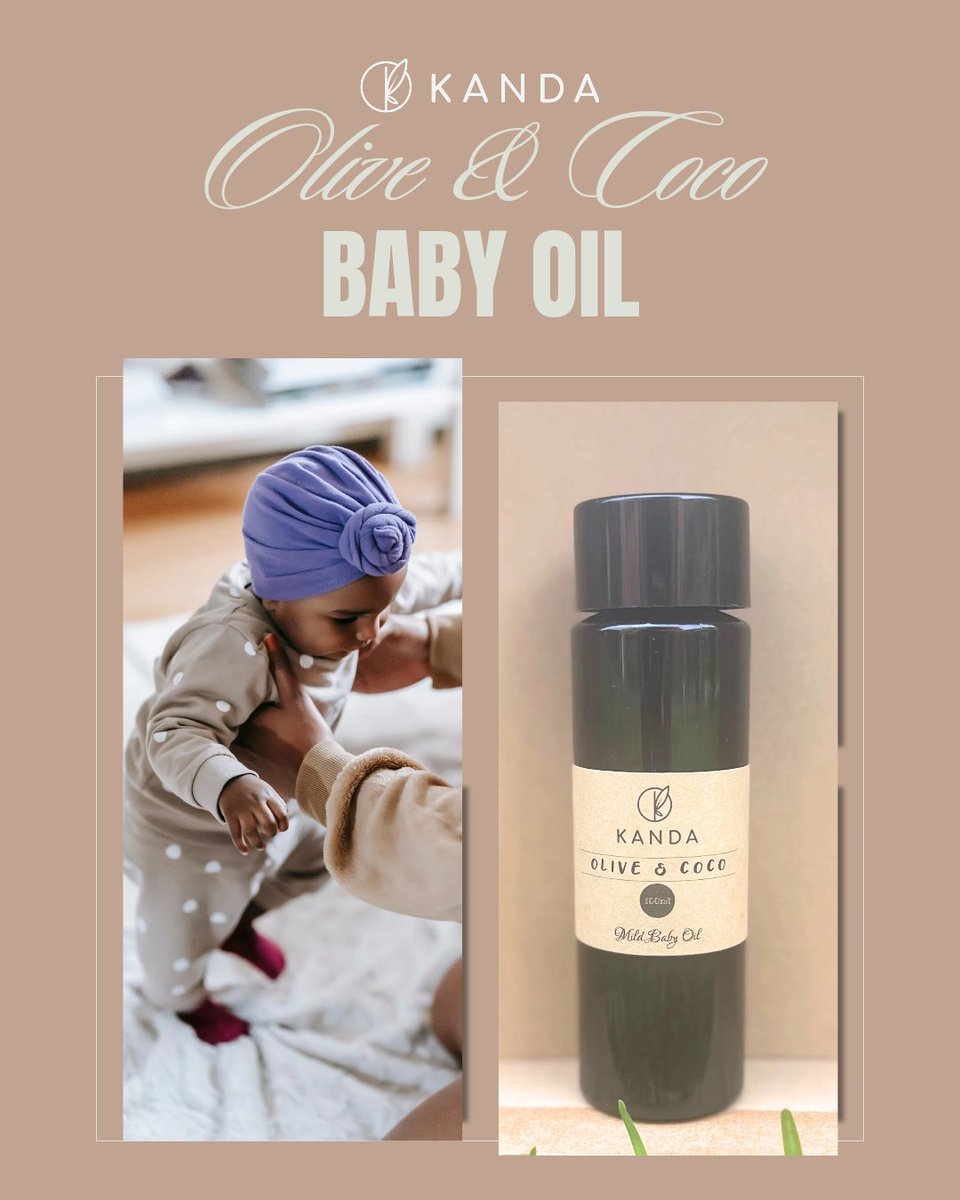 For ₦4,000, give your baby a better shot at great skin by shopping for the Baby Oil from our website (kandanatural.com).
#LuxurySkincare #LuxurySkincareProducts #NaijaSkincareBrand #HandcraftedSkincare #HandmadeWithLove #NaturalSkincare #NaturalSkincareProducts