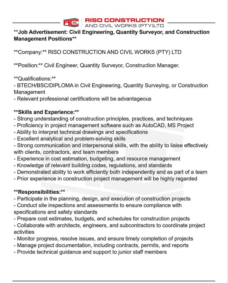 mufamila's tweet photo. WE ARE HIRING!!🏗 https://t.co/rViOg8GL4c