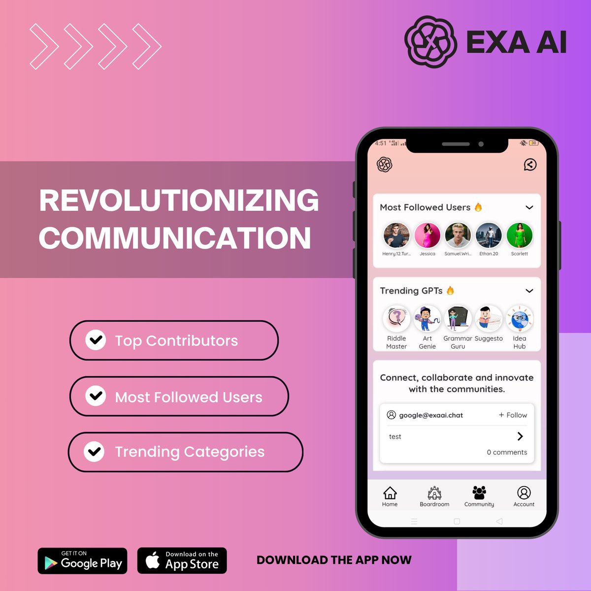 EXAAIChat's tweet photo. Unlock the answers to your burning questions with EXA AI Chat! 🚀 Explore its dynamic features and dive into a world of possibilities.
.
#AIAssistant #CustomerEngagement #FutureOfCommunication #aichat #TechTrends #ConversationalAI #Chatbot #SmartChat #AIChatbot #ExaAIChat https://t.co/smyShsZ10O