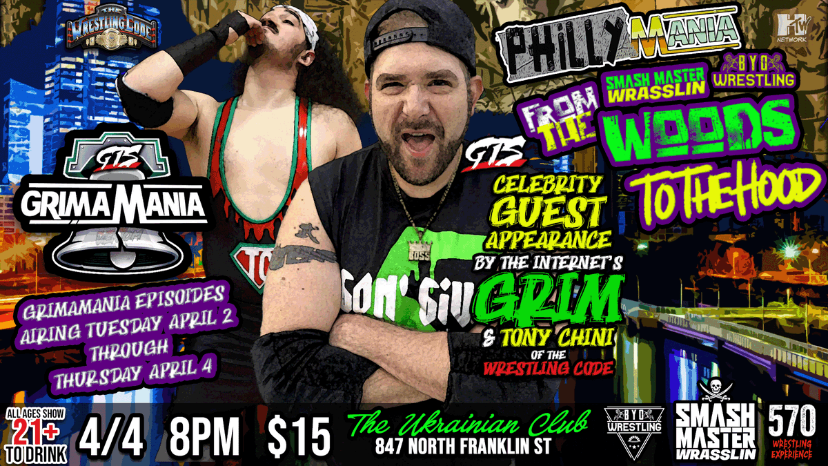 Also on 4/4 you can catch me beating the bolognese off of this butt wipe. 

Masty vs Chini ... No rules fistfight! 

STOMP THE YARD! 
#BurnTheWeeds 

Join Chini and @GrimsToyShow at the #BYOSmash Block Party this Thursday at the Ukie on Franklin!