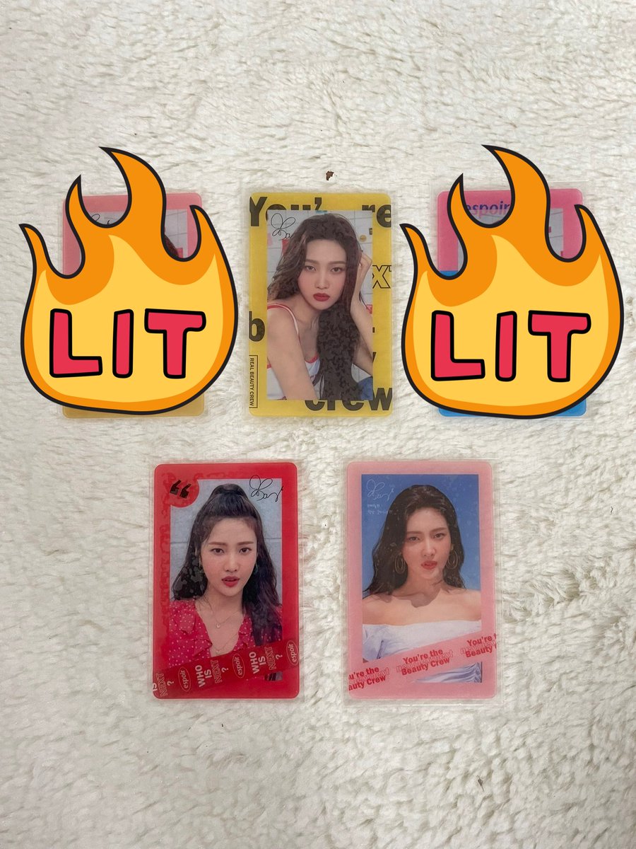 celesmachoo's tweet photo. 🏷️ wts lfb red velvet joy ph usa kr id jp thai 양도 

Espoir PCs - PHP650 each.

Discounted if buying multiple. https://t.co/143X3o57PC