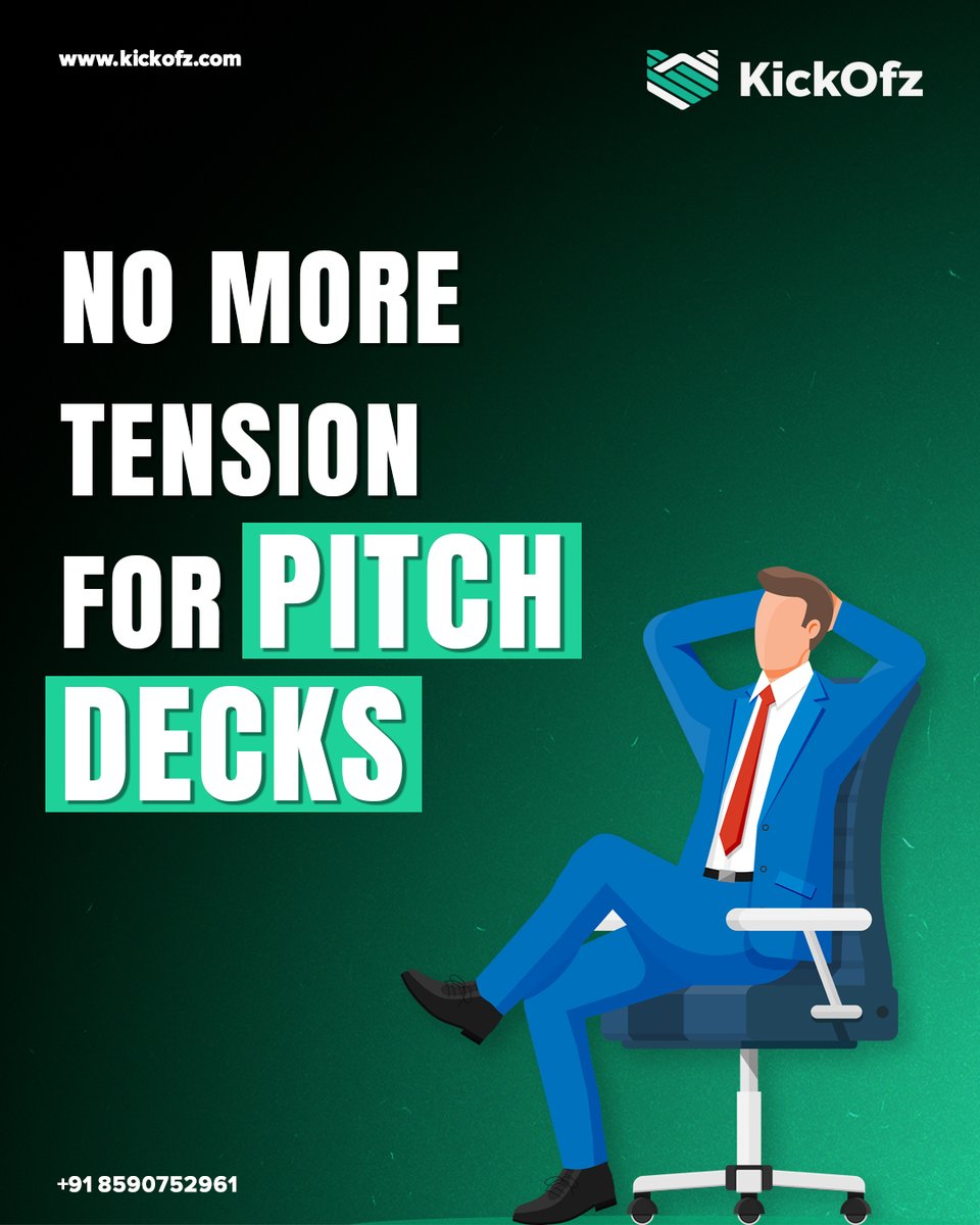 'Pitch confidently without the hassle. Let us handle your pitch deck creation, ensuring a smooth process and impactful presentations every time.'
.
.
.
.
#PitchDeck #InvestorReady #StressFreePitch
#CaptivateAudience #WinInvestors #ProfessionalPresentations #PitchingSuccess