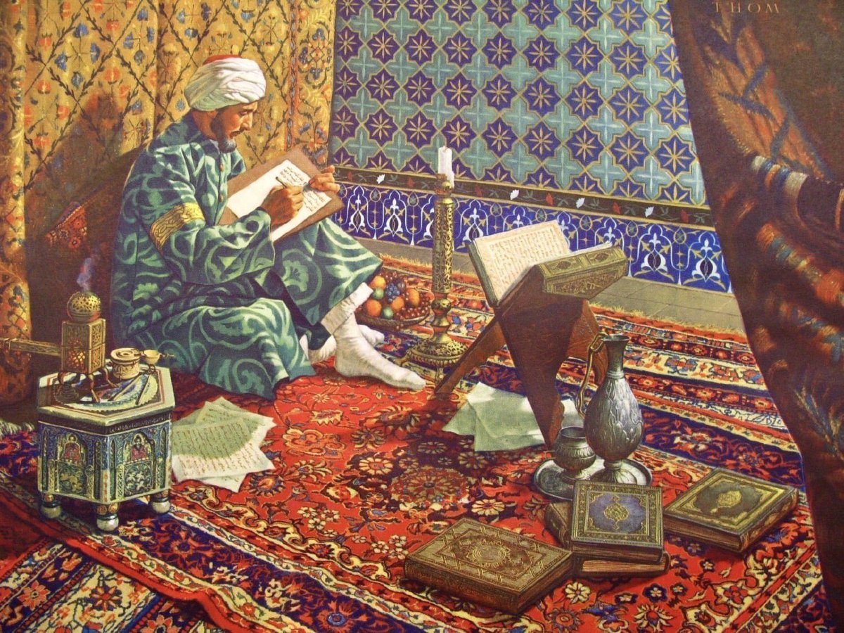 Did you know that the Persian scholar of medicine, Ibn Sina (980-1037) suspected some diseases were spread by microorganisms. To prevent human-to-human contamination, he came up with a method of isolating people for 40 days. A thread on Ibn Sina & his impact on modern science…