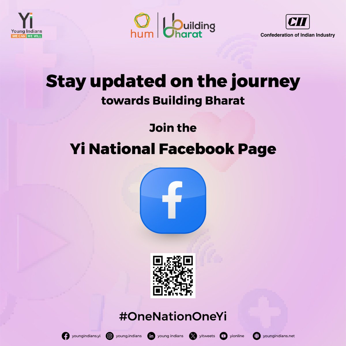 Embrace the power of unity by joining the dynamic Yi National Page on Facebook. Connect with like-minded individuals from across the nation as we collaborate, innovate, and drive positive change together. facebook.com/YoungIndians.Y… #Yi #Cii #YoungIndians #buildingbharat #HUM