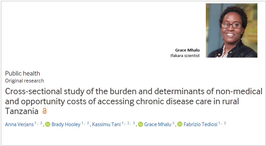 ifakarahealth's tweet photo. 🩺 HEALTH ECONOMICS:
High non-medical costs for chronic disease patients in Tanzania

🔍 In a study published on @BMJ_Open by scientists from @SwissTPH and @Ifakarahealth, it has been found that accessing healthcare in rural Tanzania 🇹🇿 comes with significant financial burdens for patients with chronic conditions.

📊 Conducted between November 2020 and January 2021, the study highlights that the costs of seeking healthcare often exceed the minimum daily income, posing challenges for patients.

🗨️ The scientists recommend addressing the high non-medical costs faced by chronic disease patients seeking healthcare in Tanzania through policy reforms to improve the availability and quality of care in dispensaries and health centers which could reduce the costs.

>> https://t.co/XieWJYE710
>> #IFAKARAnews #IFAKARAresearch