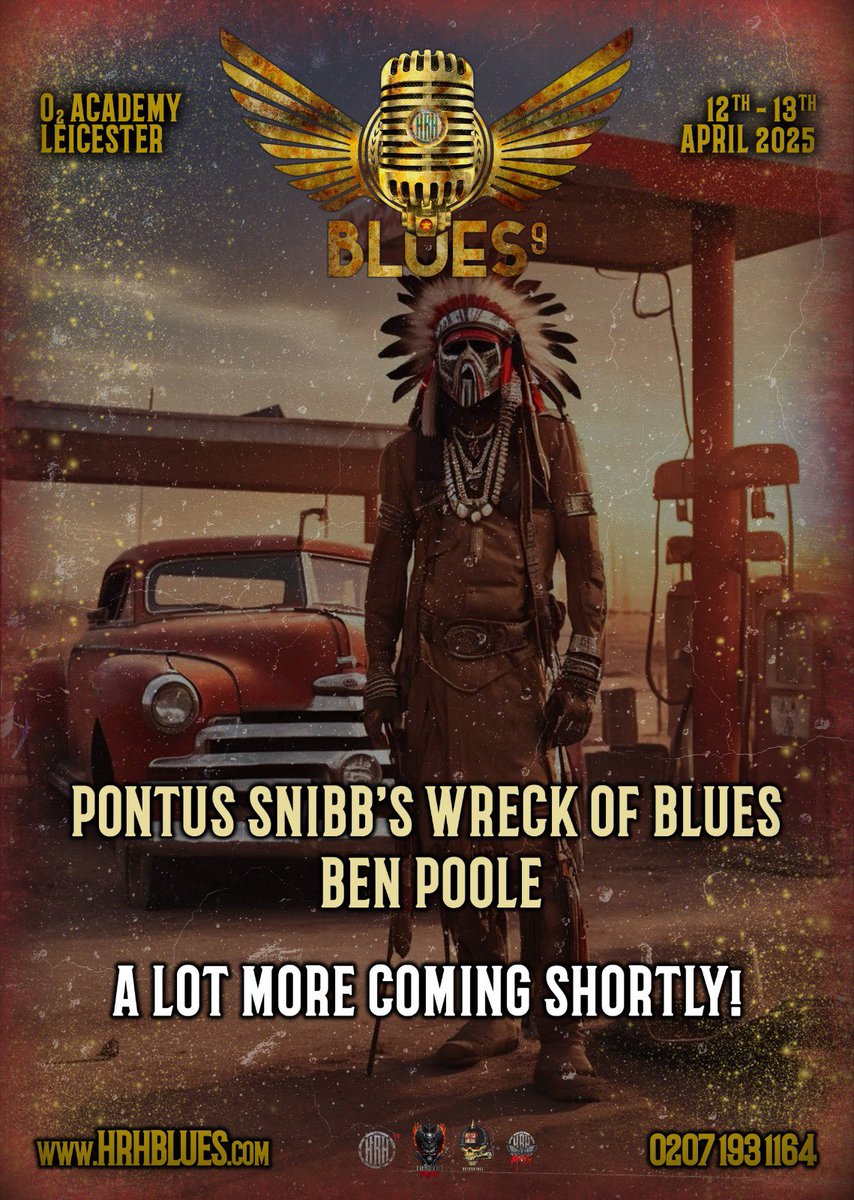 IT'S LIVE! 🔥 HRH Blues 9 is Ready to Rock! 2 Days, 2 Stages, Over 20 Bands! 🎸 First two bands announced for 2025 🥁.... Pontus Snibb's Wreck of Blues and @benpoolemusic Grab Your Passes NOW through #LinkInBio #Blues #BluesRock #Rock #ClassicRock #Electric #Guitar