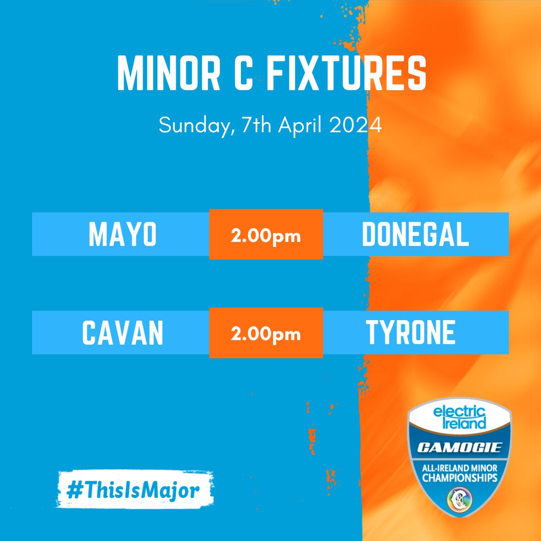 🎟️@ElectricIreland Minor Championship Fixtures & Tickets🎟️ See this Sunday's Electric Ireland Minor Championship fixtures below, which includes some quarter final fixtures in the Minor A Shield and Minor B grades. 👇 camogie.ie/news/electric-… #OurGameOurPassion #ThisIsMajor