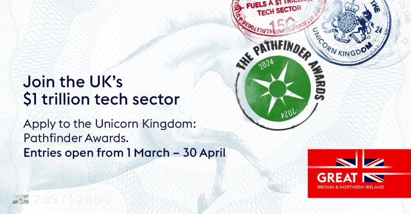 The Unicorn Kingdom: Pathfinder Awards are open for applications till 30 April. A golden opportunity for innovative tech companies to scale up and accelerate their business' growth. To apply, visit great.gov.uk/campaign-site/…