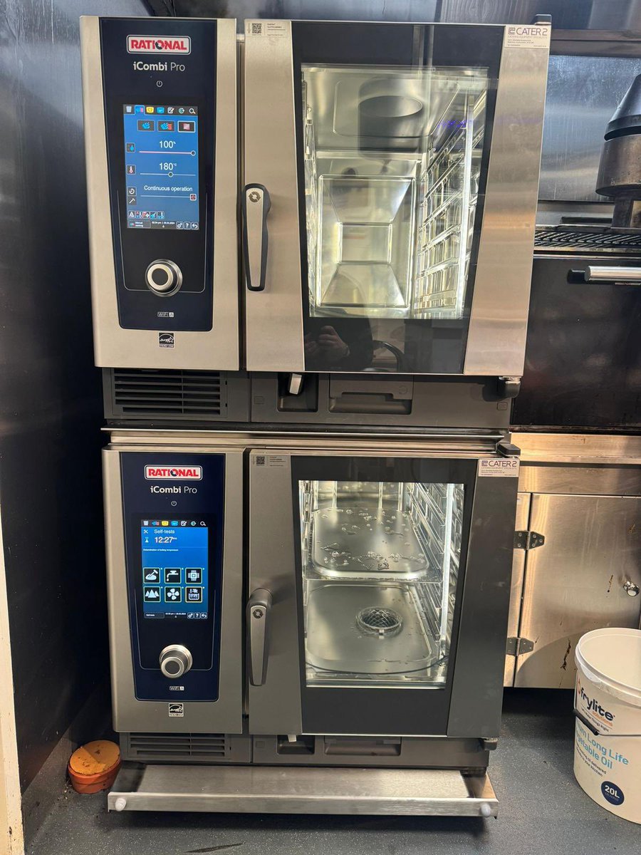 cater2equipment's tweet photo. 💜 Shiny new Rational ovens fitted for one of our valued customers. Stacked combi duo set up, with all training completed. 

Why purchase from Cater2 ?

- We Care - ✅

Based in Northern Ireland, Cater2 provide food service solutions across the UK/ROI. 

#cater2 https://t.co/0VEVRxWc5i