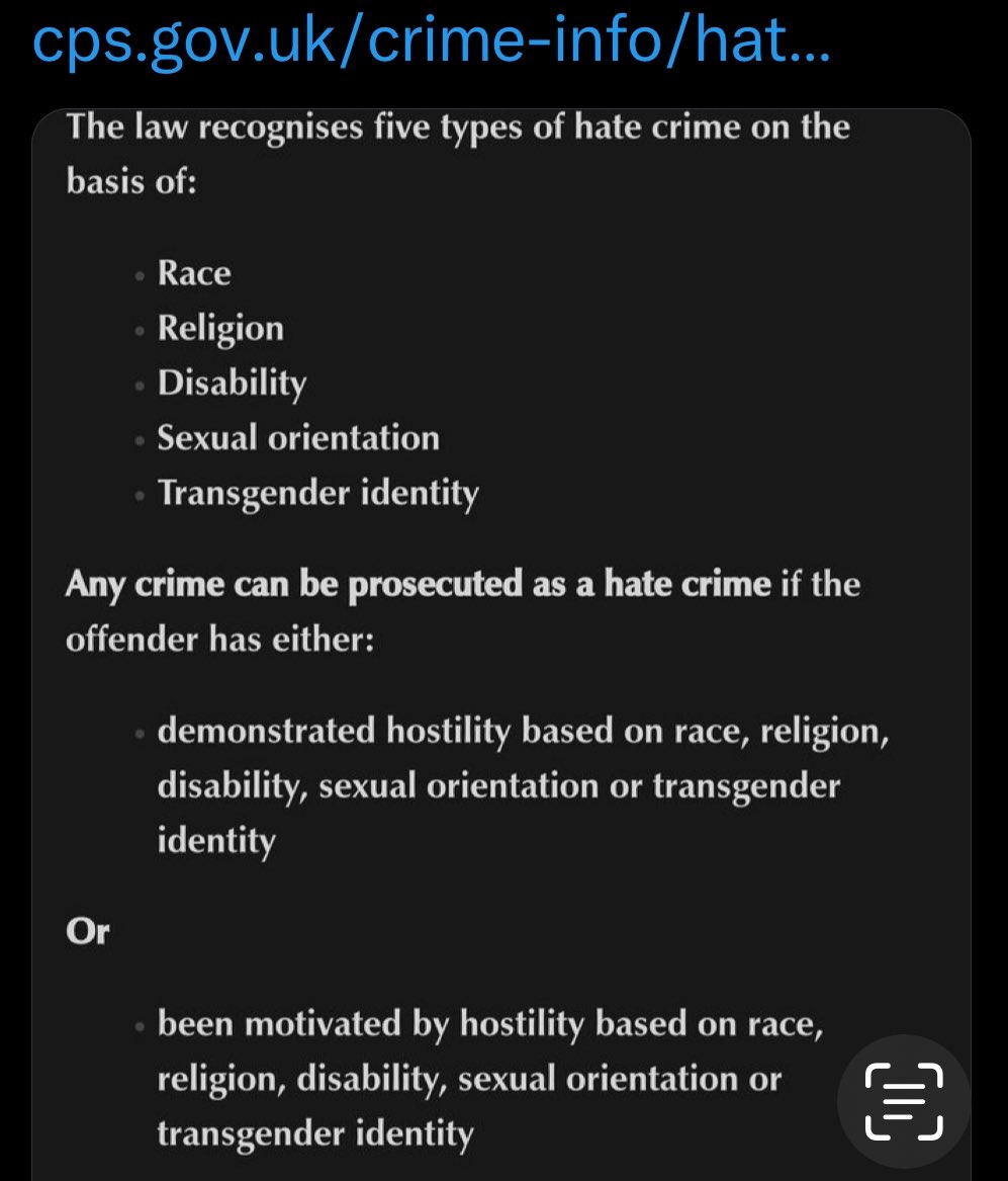 The criteria for a hate crime in Scotland is something done to cause fear or alarm. Having my name mixed-in with sex offenders and predators and published to 14 million people has caused me fear and alarm. Trans is a protected group. So why is it being ignored @PoliceScotland ?